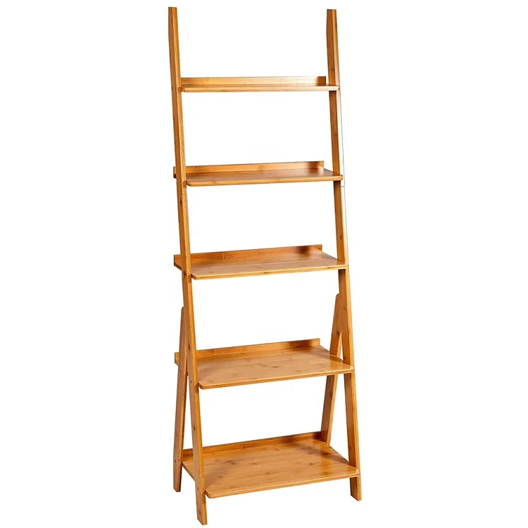Bookshelf & Plant Flower Stand & Storage Rack & Multipurpose Bamboo Organizer Shelves