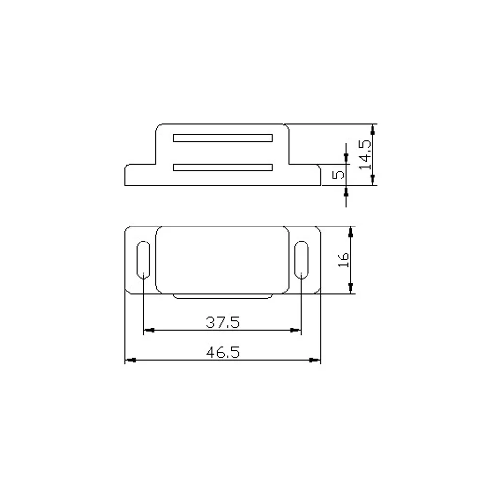 Furniture safety convenient push to open touch kitchen cabinet door magnetic push open cabinet door catch
