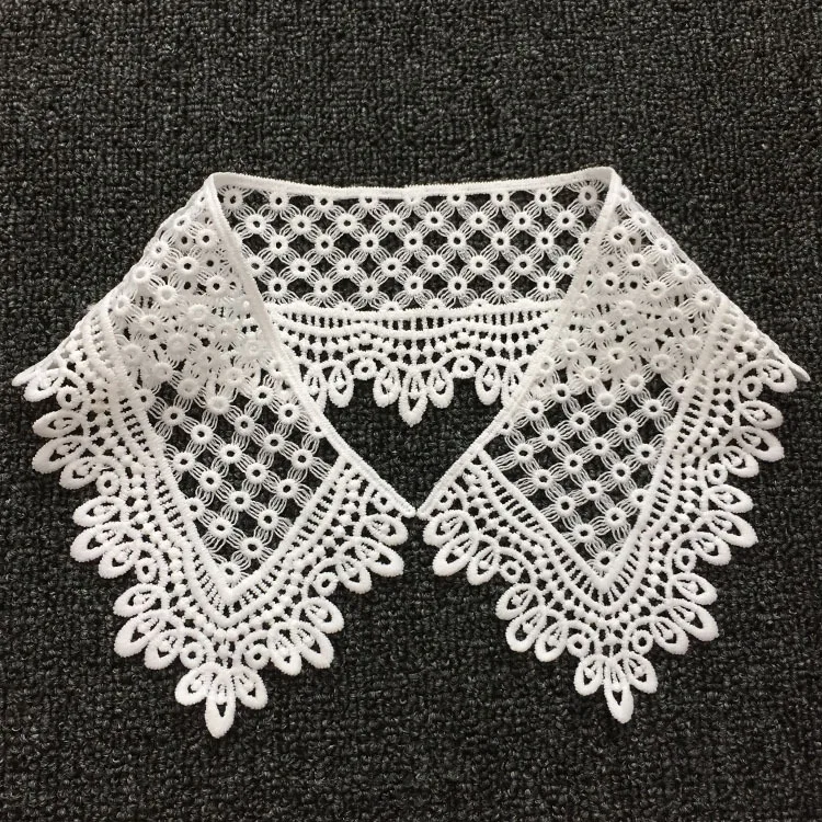 New Fashion In Milan Fashion Week Fake Lace Collar Neckline Adult Lace Collar for Dressing