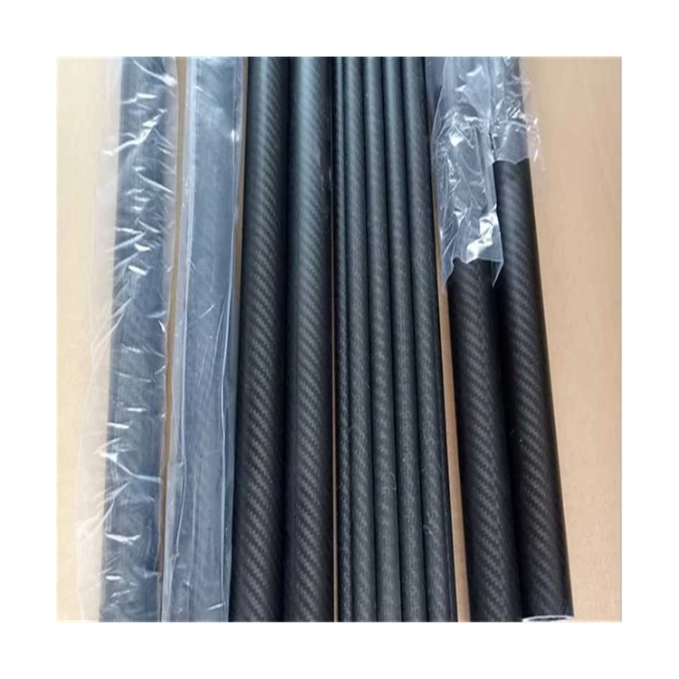 
Factory price high strength 100% carbon fiber roll wrapped tube with x ray transparency 