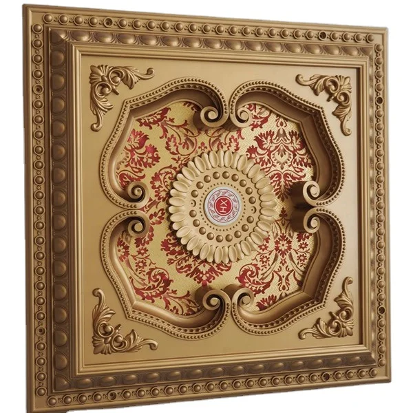 European Palace Style Decorative Ceilings Classic Artistic Ceiling PS Ceiling Tiles