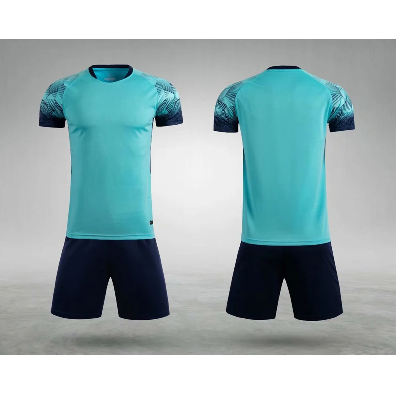 
Online Thai Quality Sublimated Printed Sports Jersey Soccer Training Blank Short Sets Men 