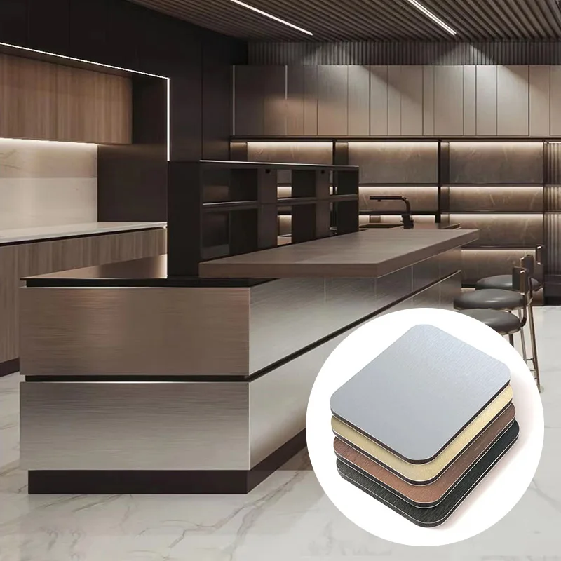 5MM/8MM Bamboo charcoal wood veneer bamboo charcoal wood veneer wall panel bamboo charcoal metal wall panels
