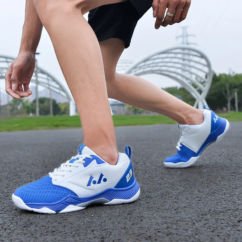 Custom  Sports Shoe Carbon Fiber Support Rubber Outsole Kids Professional Table Tennis Volleyball Badminton Shoes For Men