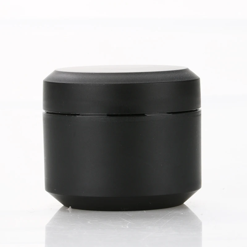 Индивидуальные пластиковые банки для косметики Гель-лак пластик с крышками оптовая продажа цветной гель на заказ черная банка 100 мл LRA11155
