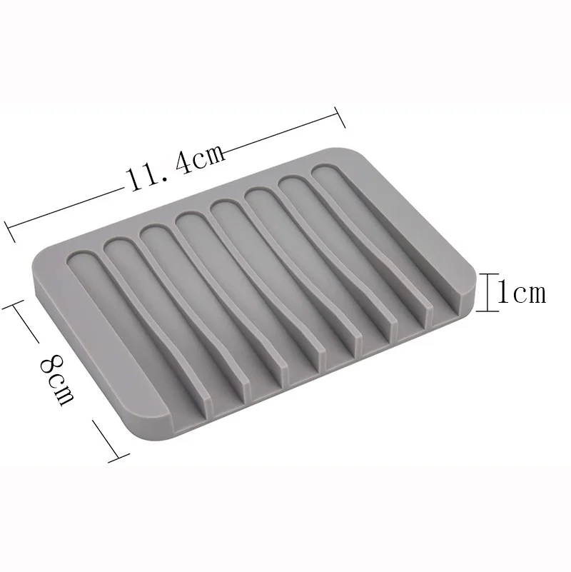 silicone soap dish size