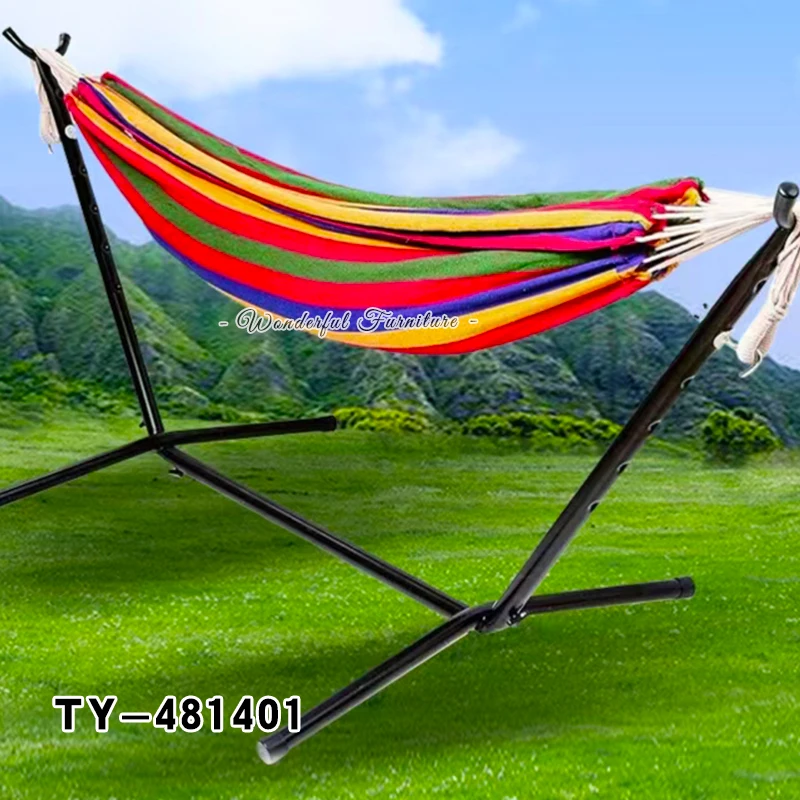 Simple Comfortable Outdoor Iron Hammock Hot Selling Outdoor Garden  Hammock