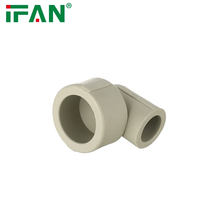 IFAN Factory OEM ODM Gray PPR Pipe Elbow 20Mm PN25 Plumbing PPR Fittings For Water Supply