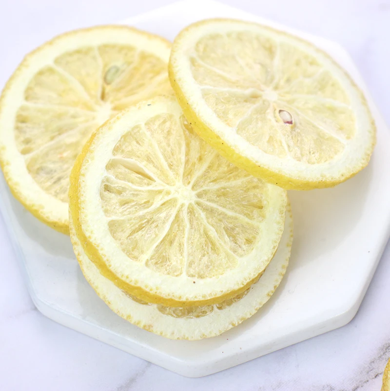 Sales of high quality freeze-dried lemon slice processing custom fruit slice tea