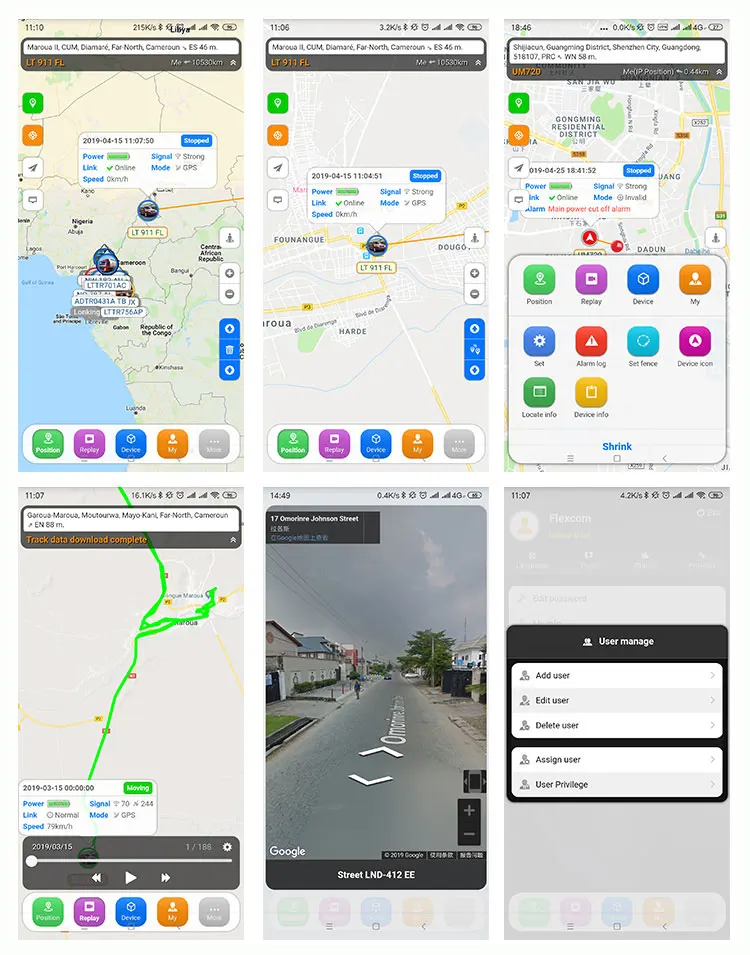custom server gps long distance listening device with spy-microphone-gsm fall detection device for elderly