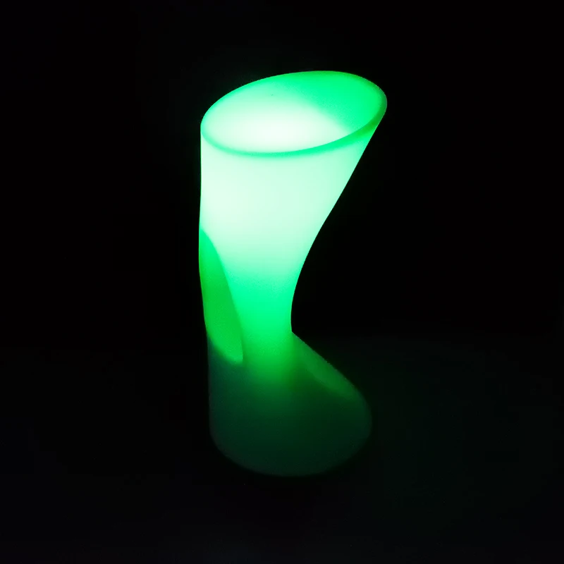 Hot sales led bar furniture set plastic chair and tables 16 colors RGB glowing light