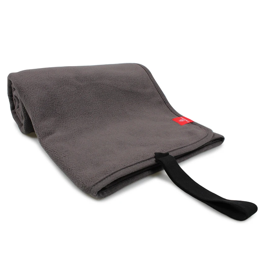 Custom Personalized Embroidered Reversible Fleece Woven Craftsmanship Airline Blanket Travel