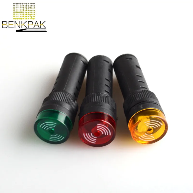 Для крепления на панель 16 мм светодиодный индикатор питания не светится зеленым цветом зуммер