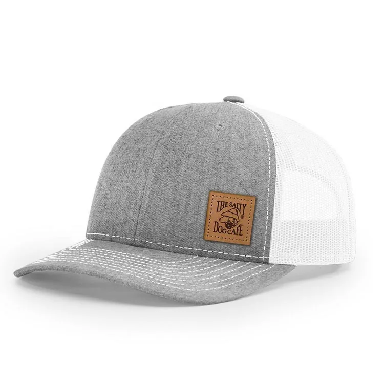 Embroidery Leather Patch Classic Richardson 112 Oem Caps Back 5 6 Panel Blank Foam Suede Custom Mesh Trucker Cap Hats