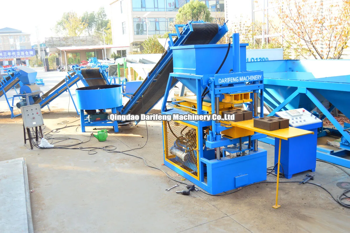 Fully Automatic Ecological Earth Clay  Soil Mud Interlocking Block Brick Making Machines Price FL2-10 Eco Brick Machine