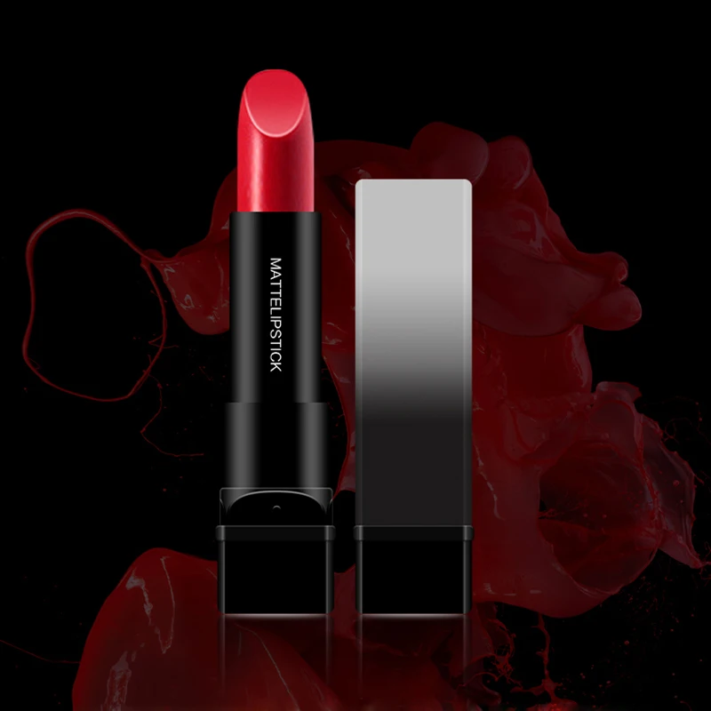 Customized Color Pop Lipstick Matte Lipstick Bulk Velvet Organic Matte Flat Oem Solid Lipstick