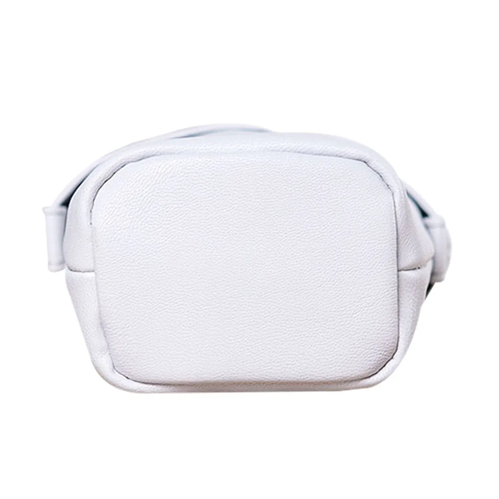 Eco Friendly Genuine Cowhide Leather Luxury White Jewelry Gift Cosmetic Bag Pouch Woman Manufacturer