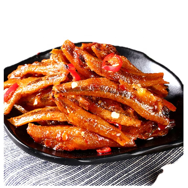 
chinese special chilli spicy flavor seafood crispi snack fish 