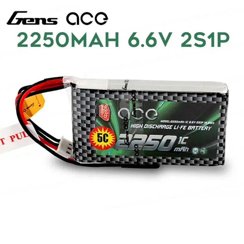 Аккумулятор Gens ace 2250 мАч 6 в 2S 2S1P для сигнала жизни с разъемом BBL1 Futaba 3P пульта дистанционного управления 14SG 4PLS T8J