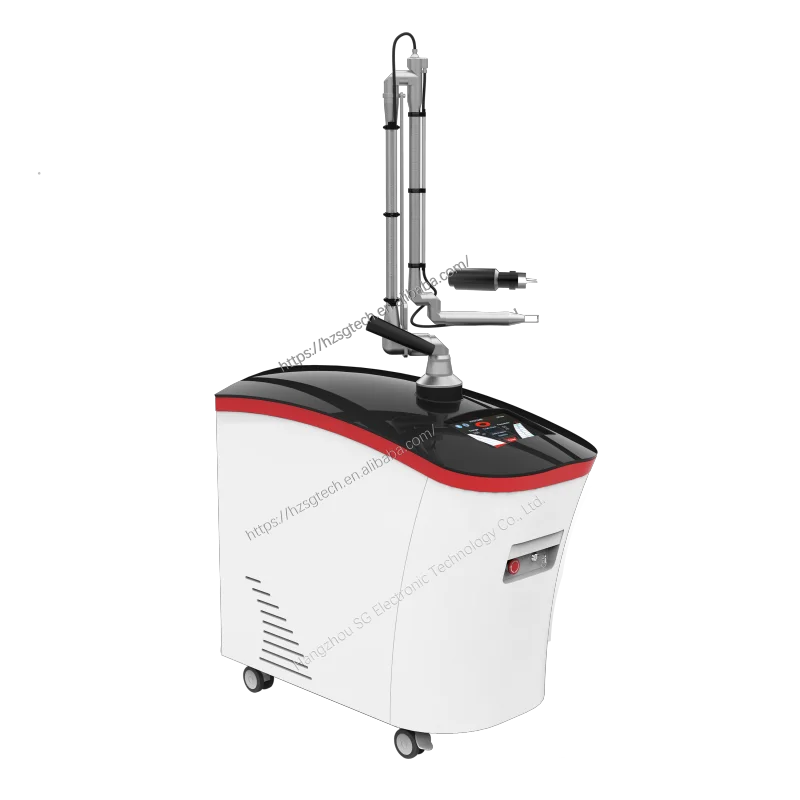 picosecond laser 532nm 755nm 1064nm Vertical Q switch picosecond laser machine for tattoo removal
