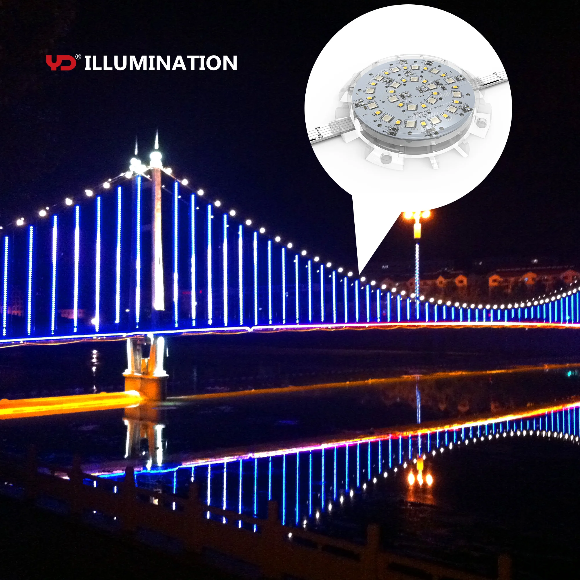 120mm Module Light Led Facade Light Pixel Point Outdoor Architectural Lighting