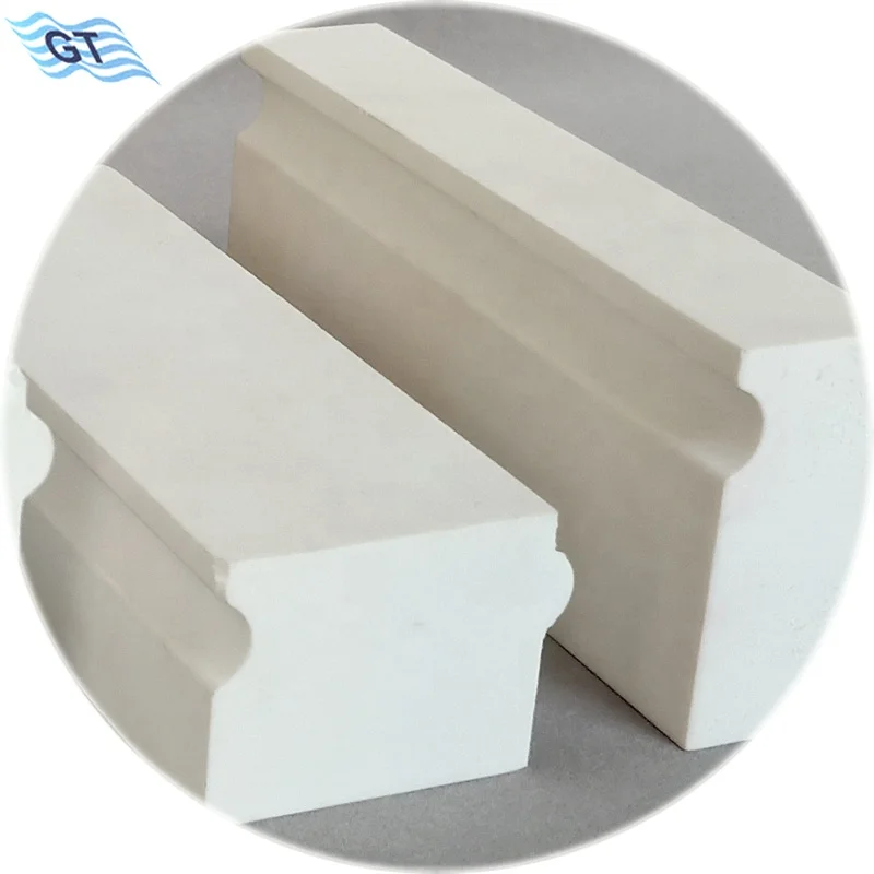 Low abrasion ceramic wear liner for cement industry