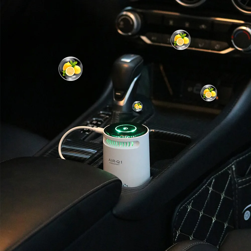 Air Cleaner Filters Remove Smoke Odor and Dust Commercial Negative Ion Car Air Purifiers Usb ABS 2024 Hot Sale Smart Home Nznoe