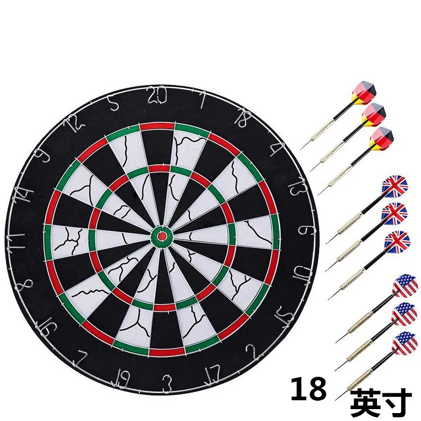Официальный размер флокирующий стальной наконечник Dartboard Набор