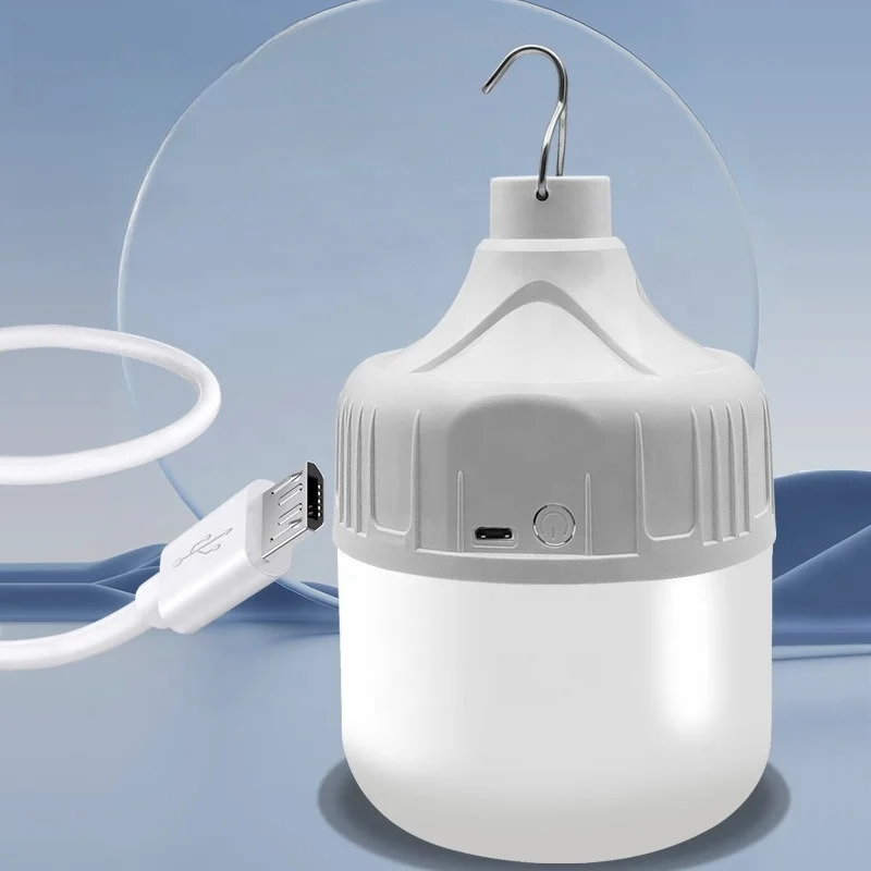 Outdoor Hanging Portable Bulb Emergency Tent Led Lamp Rechargeable Camping Lights