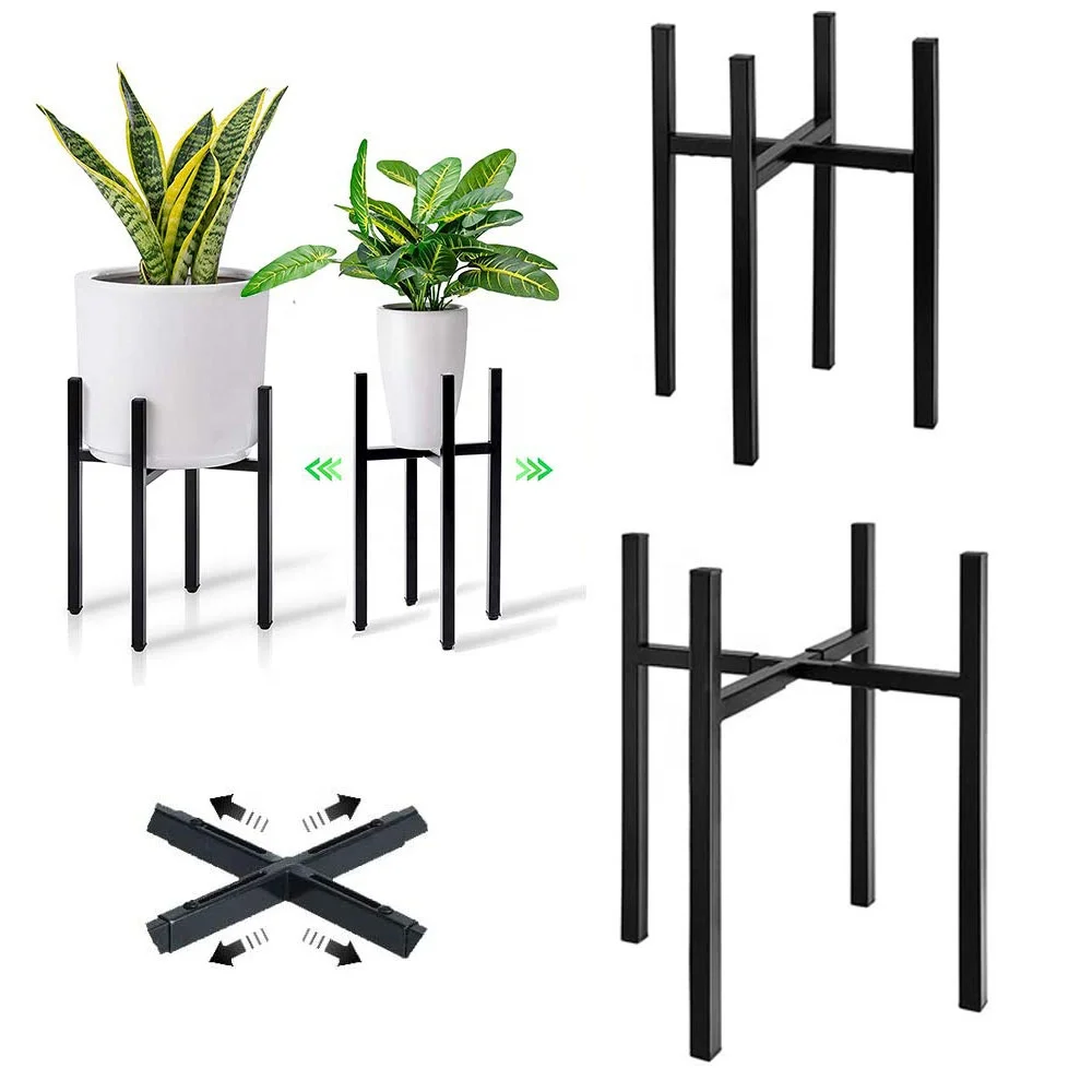 Metal Iron Plant Stand Factory Price Black Gold Flower Plant Stands Indoor Outdoor Home Decoration Metal Display Stand