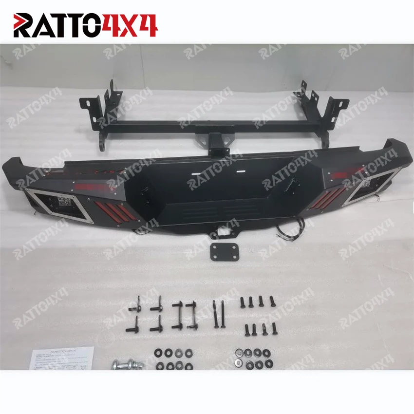 Ratto Customized Factory Wholesale Steel Rear Bumper For 4x4 Jeep Wrangler JK