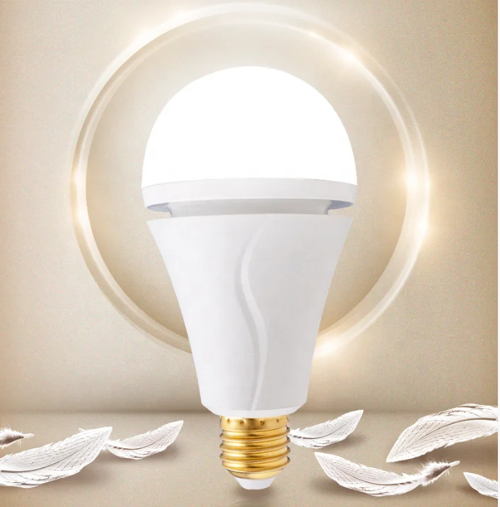 Outdoor 220V Single Battery New Portable Cordless DOB Charging Emergency Rechargeable Led Light Bulb