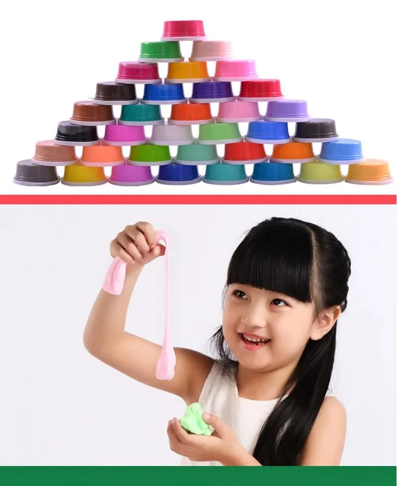 36 Colors DIY Light Clay Intelligent Plasticine And Tools kit Sets Modeling Polymer Clay Slime Toy For Kids Gift