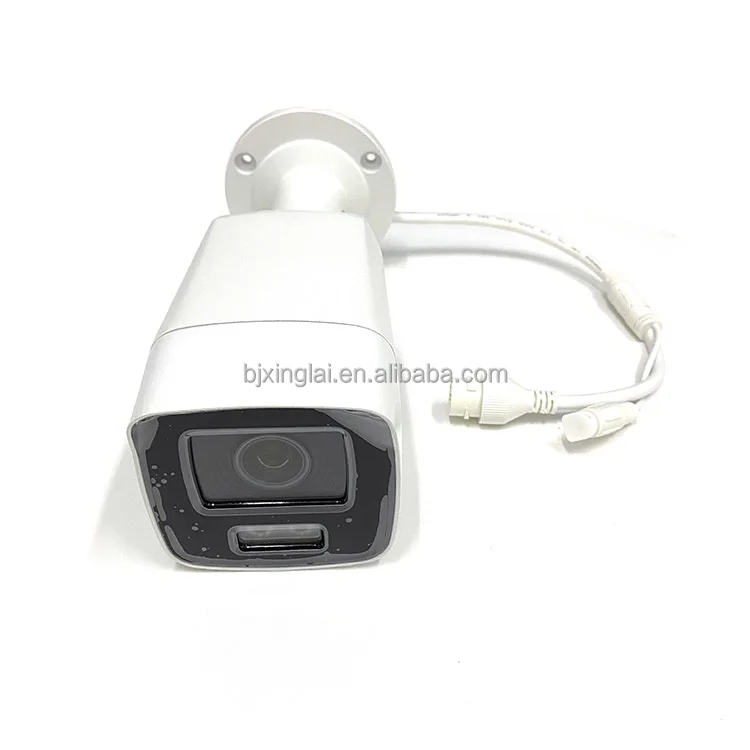 24/7 Night Vision Full Color Network Camera DS-2CD2087G2-LU Hik ColorVu 8MP 4K Bullet IP Camera with Mic