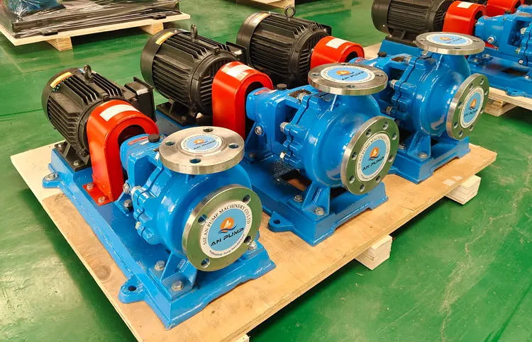 iso standard horizontal  centrifugal single stage end suction pump