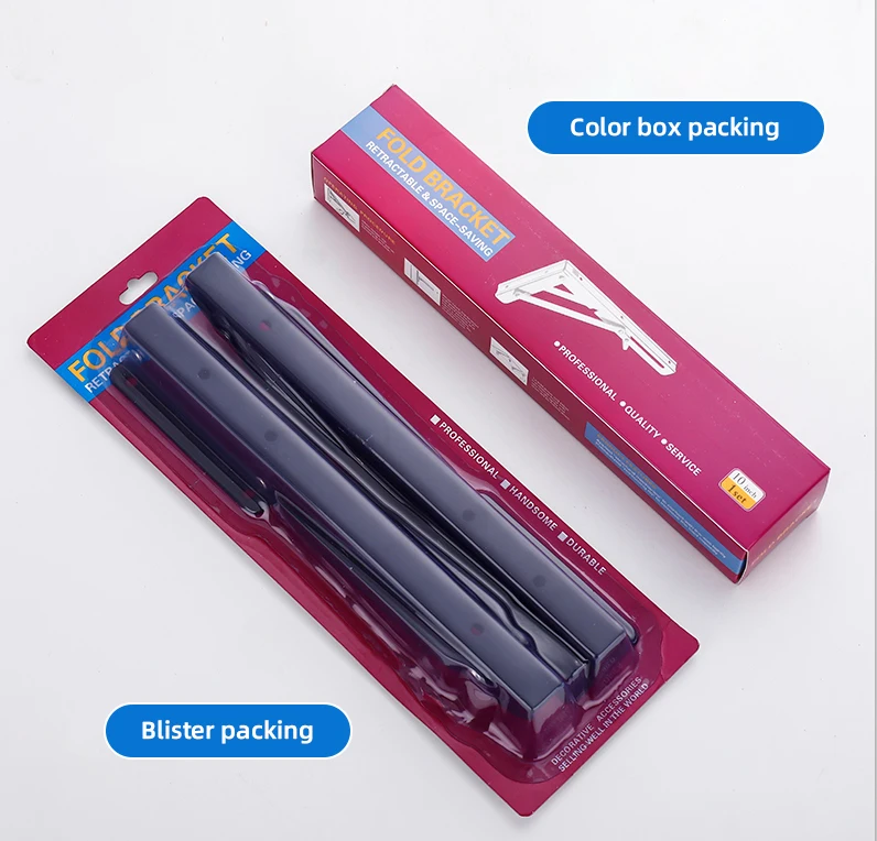 Factory Wholesale Sturdy Metal Bracket Steel Wall Mounting Bracket 90 Degree Drop Down Stainless Steel Folding Shelf Bracket