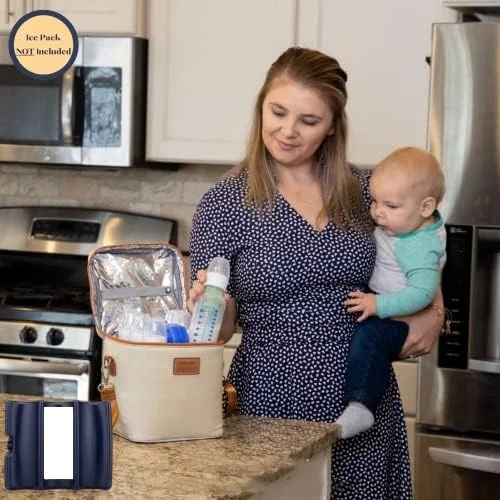 high quality portable outdoor excursions breastmilk long-lasting insulated cooler bag for 6 tall bottles or storage bags