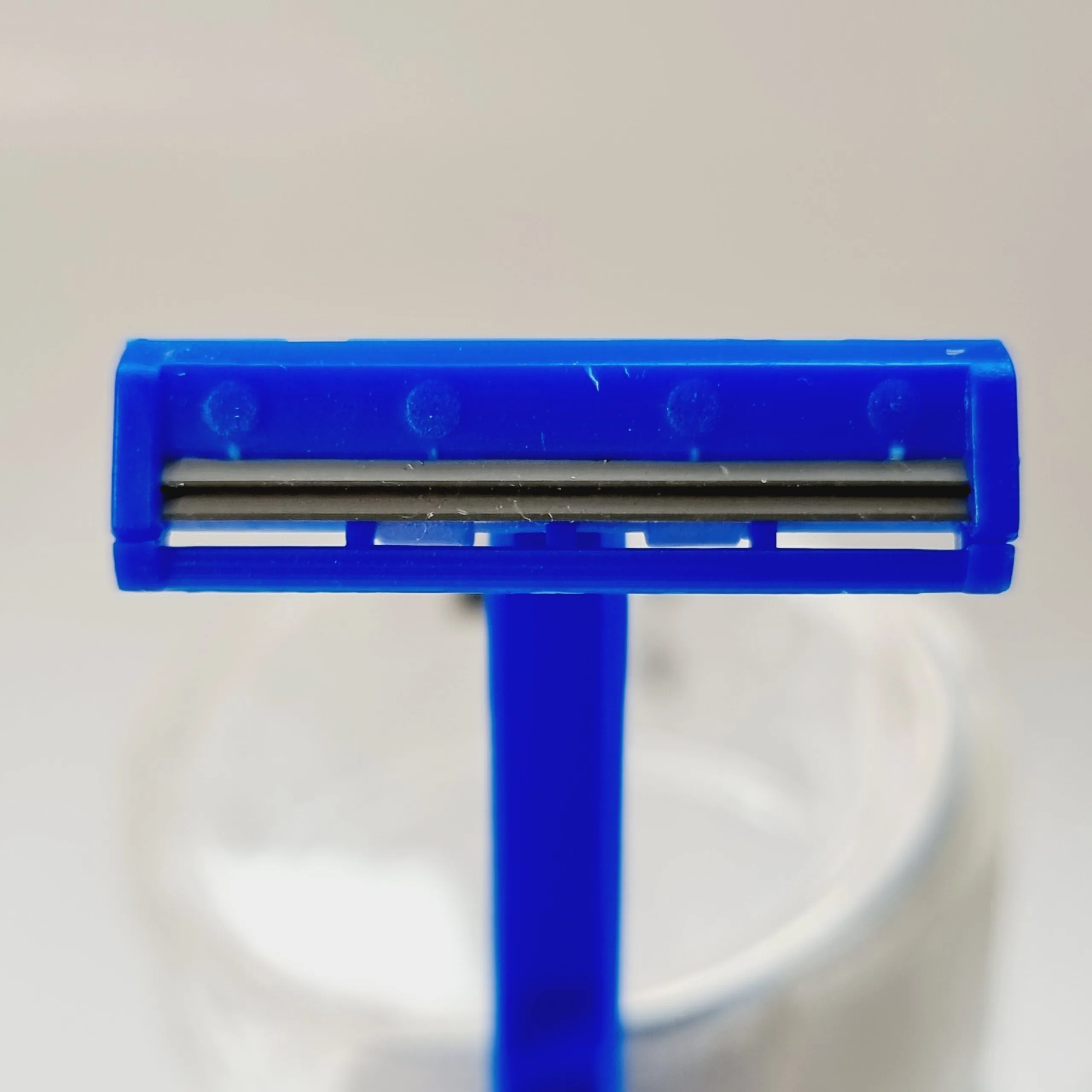 Высокоточная портативная Мужская бритва из нержавеющей стали с двойным телом для бритья