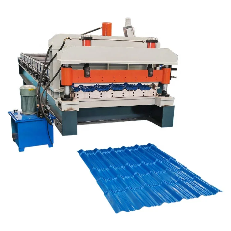 glazed tile roll forming machine metal roofing tile making machine for building material machinery