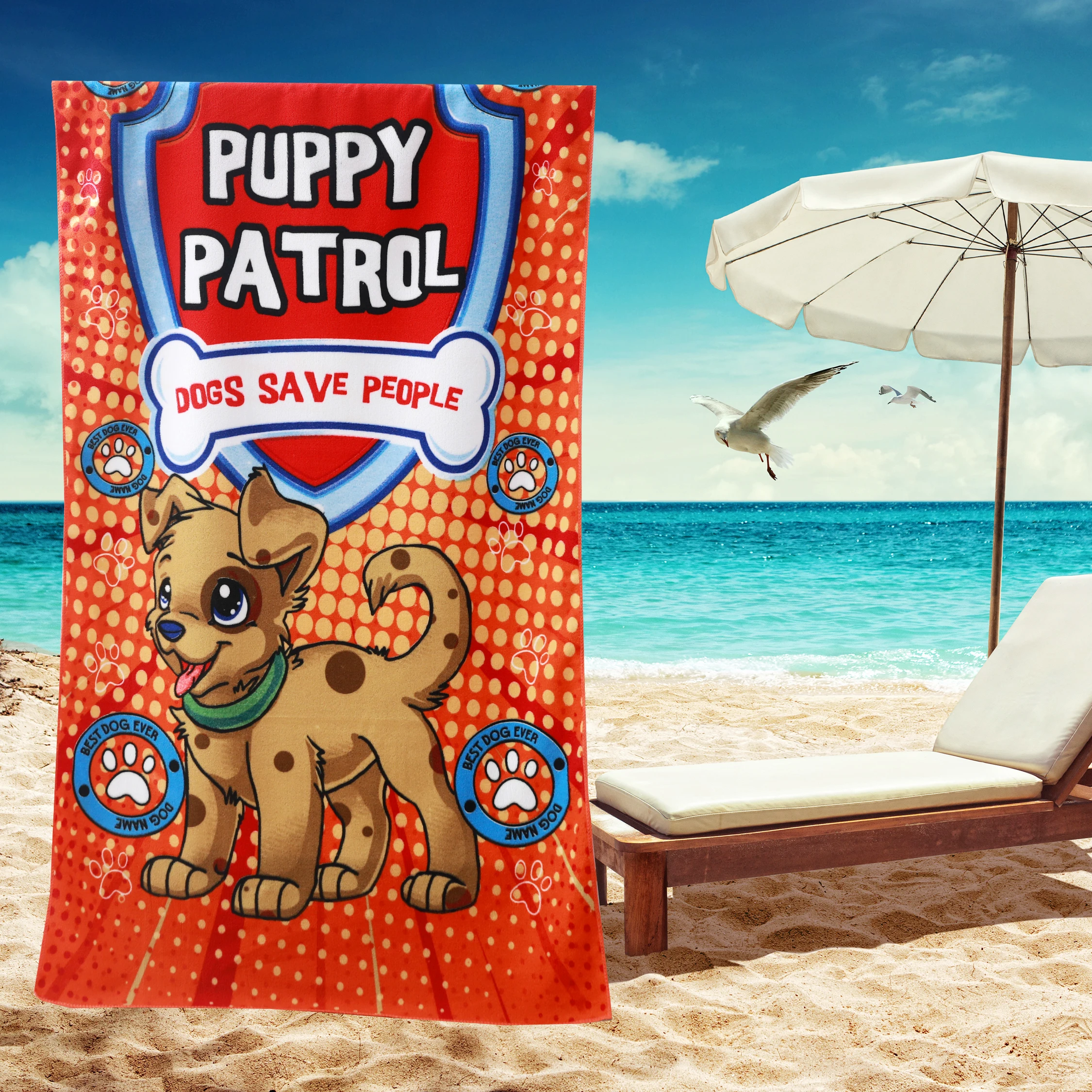 Clearance wholesale custom kids cartoon lightweight beach towel digital microfiber anti sand sand free beach towel free sample