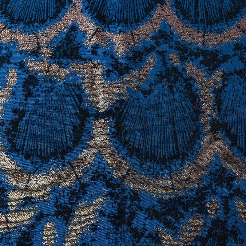  KEER JDJ4098N new arriving product delicate fish scales pattern design nylon metallic polyester embroidered jacquard fabric