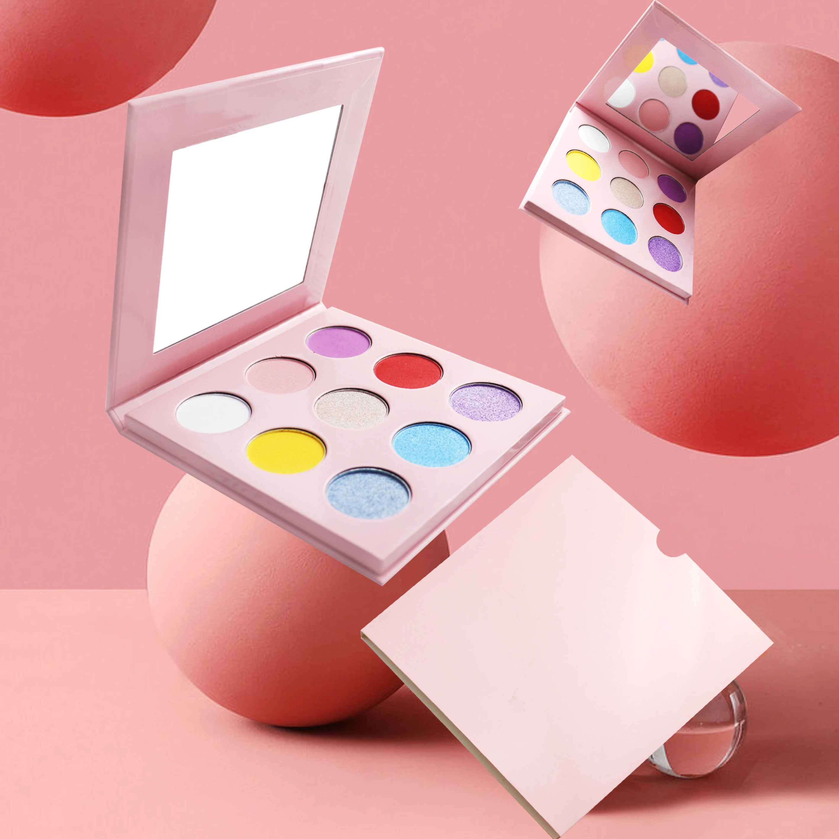 Vegan Matte Eyeshadow Palette Chameleon Metallic Luminous Finish Shimmer Single Eyeshadow Private Label DIY Glitter Eye shadow