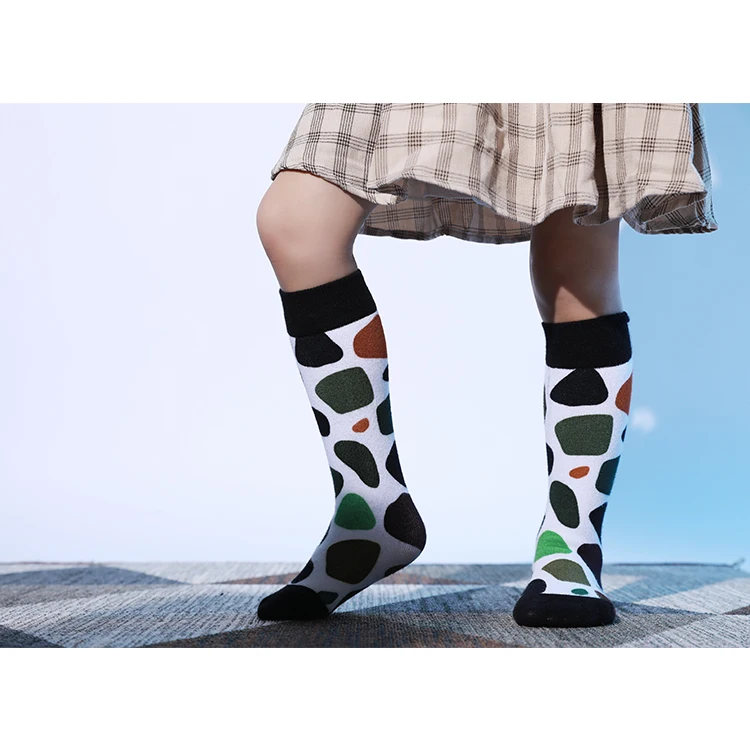 
 Новый дизайн, красочные полосатые детские гольфы, носки для детей  