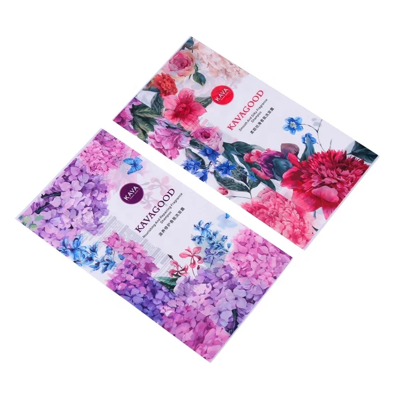 ECO friendly high barriers pet al pe laminated custom printed film roll shampoo cosmetic sample sachet size plastic packing film