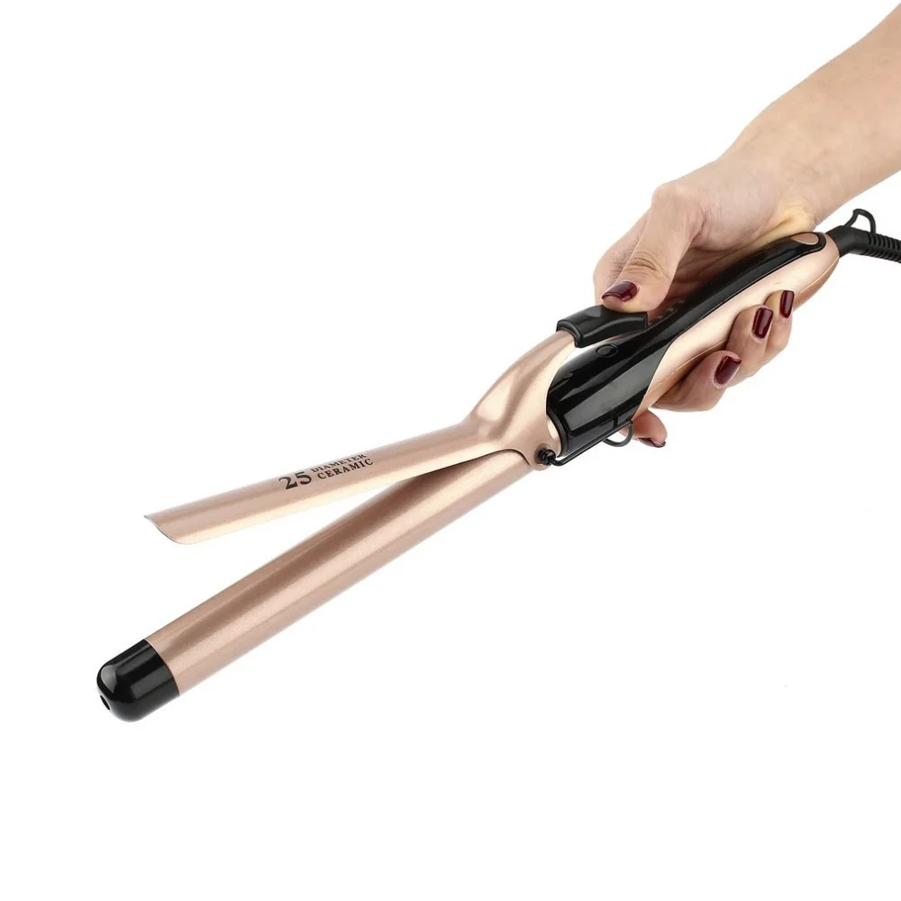 Curling Iron For Professional 9-28Mm Tong Wand Hair Curler Titanium Perm PCT Heating Electric Styling Tool Rotating Automatic