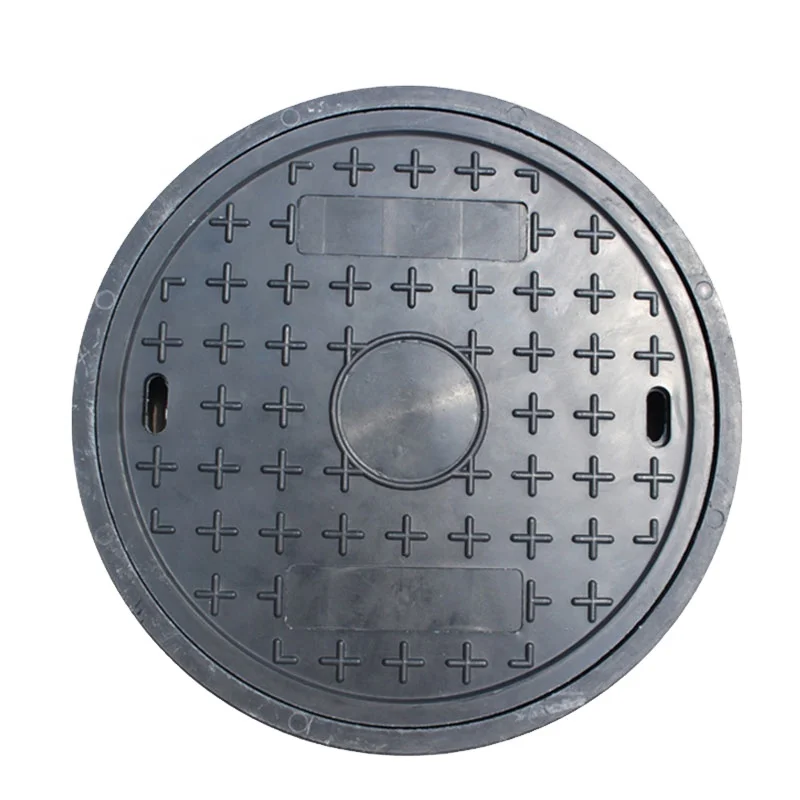 Дешевая оцинкованная круглая Стекловолоконная Смола крышка люка для дороги