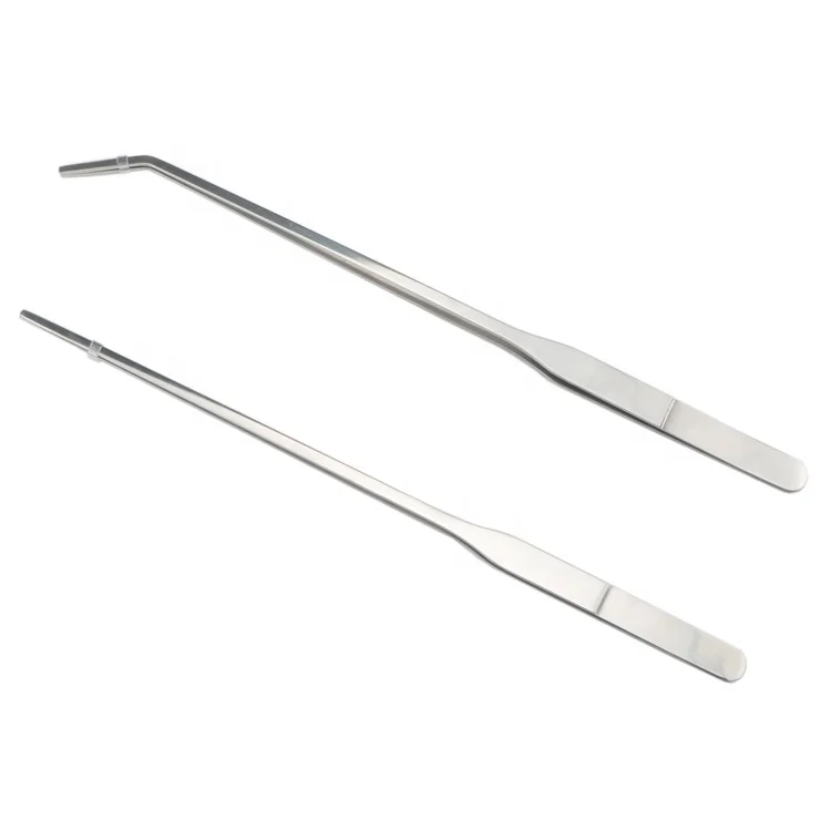 7PCS Mirror Polished Stainless Steel Aquarium Tweezer Aquarium Scissor With Leather Bag