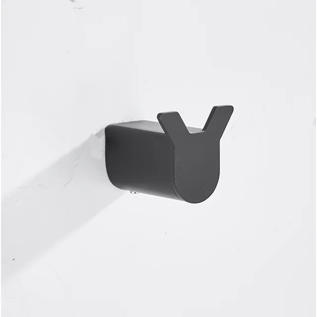 Bobao Stainless Steel Bathroom Accessories Black Modern Washroom Pendant Set