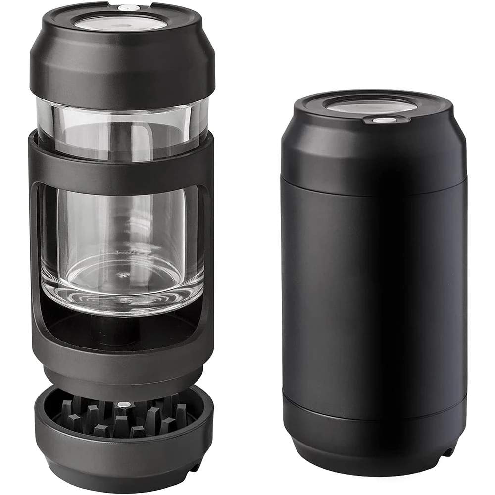 Popular wholesale cigarette grinder tobacco storage tank acrylic sealing pot cigarette grinder