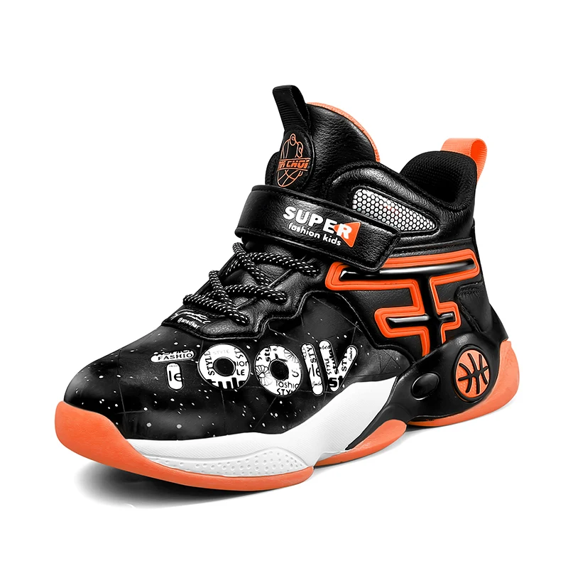 Large size basketball fashion shoes unisex EVA+ non-slip patch outsole baby kids sports shoes basketball shoes